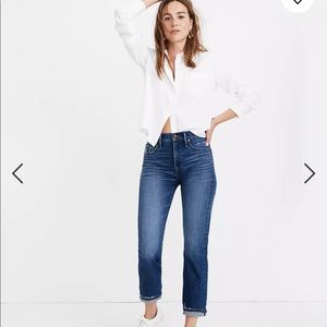 Madewell straight leg jeans